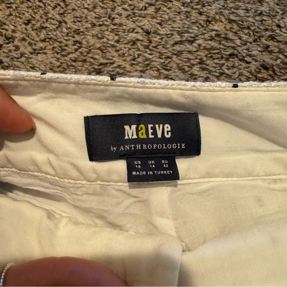 Maeve by Anthropologie White Tweed Shorts size 10 - Picture 7 of 10